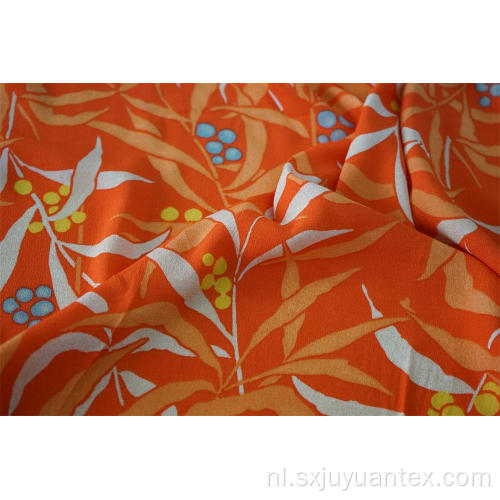 Viscose Rayon Morocian crêpe print stof